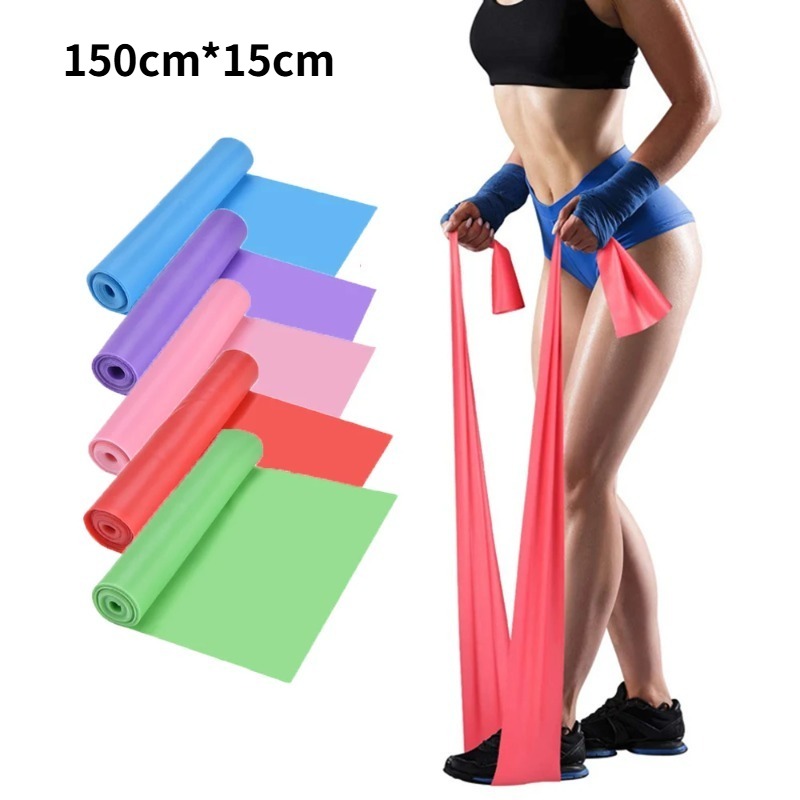 Pilates Yoga Board - Bandas de Resistencia de Látex Natural,