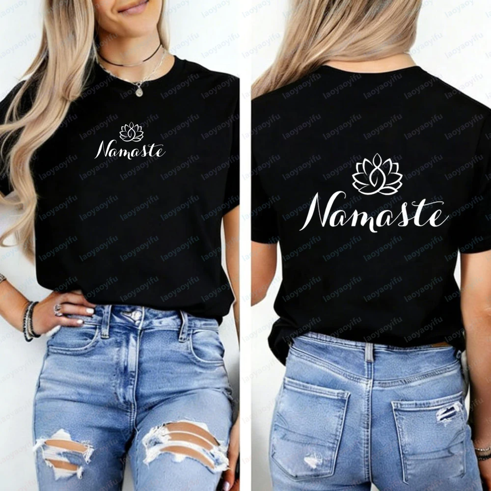 Camiseta Namaste con diseño de - Pilates Yoga Gifts reseña y precio