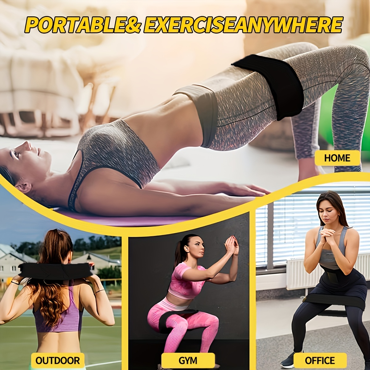 Juego de 3 Bandas de Resistenc - Pilates Yoga Board reseña y precio