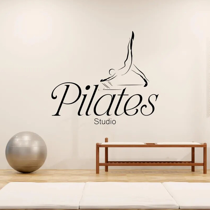 Pegatina de estudio de Pilates - Pilates Yoga Quotes reseña y precio