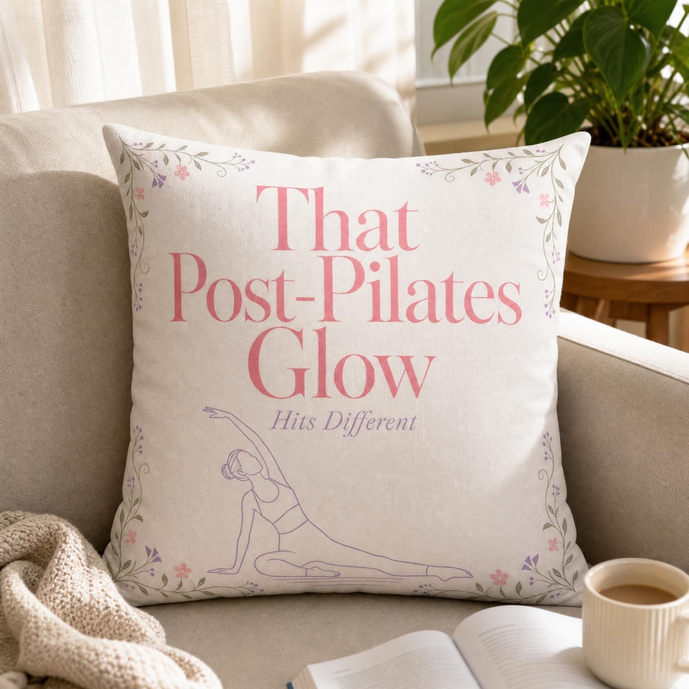 Cojín Decorativo Suave con Est - Pilates Yoga Quotes reseña y precio