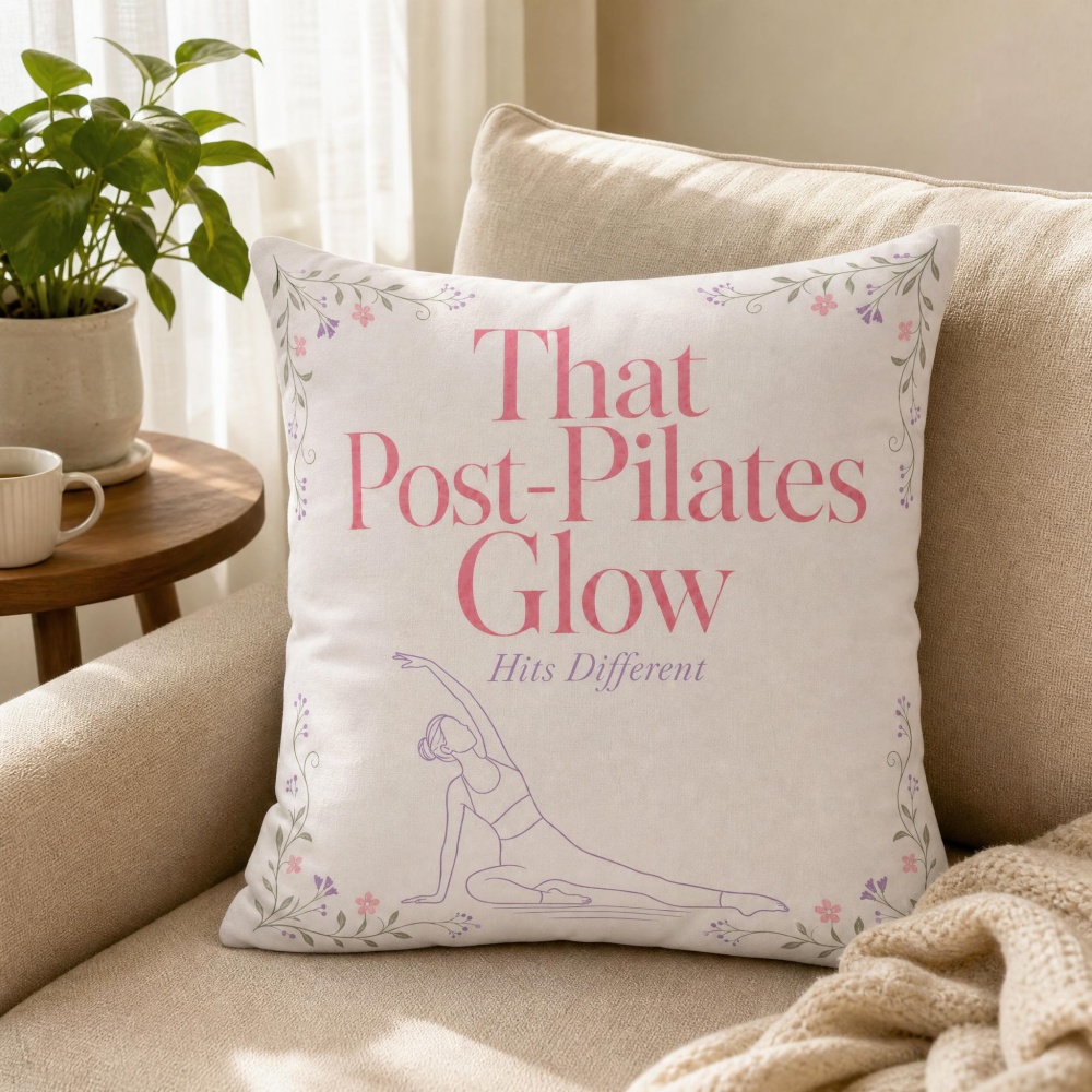 Cojín Decorativo Suave con Est - Pilates Yoga Quotes reseña y precio